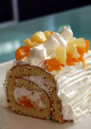 ミニクリスマスケーキ　三温糖のスポンジで-レシピのメイン写真