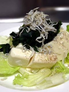 ジャコとわかめと豆腐の和風サラダ-レシピのメイン写真