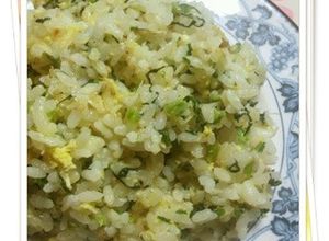 簡単♪Ｃａたっぷり野沢菜じゃこ炒飯-レシピのメイン写真