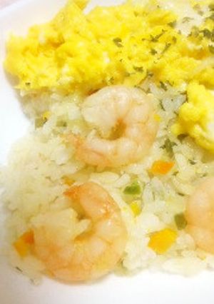 炊飯器で海老ピラフできちゃった！？-レシピのメイン写真