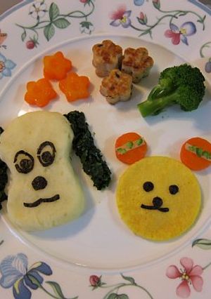 1歳の誕生日☆ワンワンのお子様ランチ-レシピのメイン写真