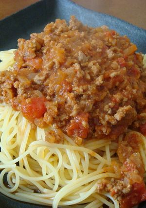 ３０分で！ミートソースパスタ❤-レシピのメイン写真