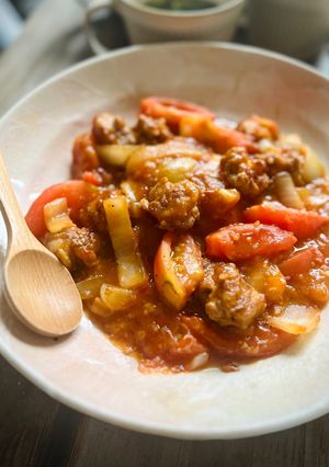 絶品✨豚こまとトマトの発酵🍅酢豚-レシピのメイン写真