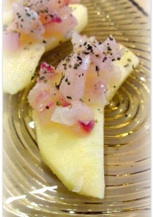 鯛ドレッシングonりんご-レシピのメイン写真