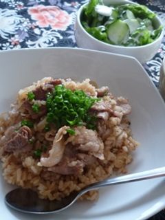 ガッツリ!豚の生姜焼きチャーハン-レシピのメイン写真