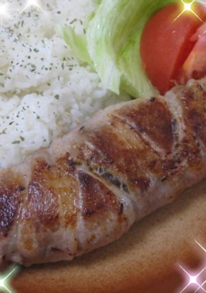 肉じゃがの残りで簡単★豪華ポークステーキ?-レシピのメイン写真