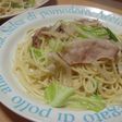 ランチに☆キャベジャガと豚肉のパスタ☆