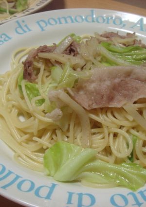 ランチに☆キャベジャガと豚肉のパスタ☆-レシピのメイン写真