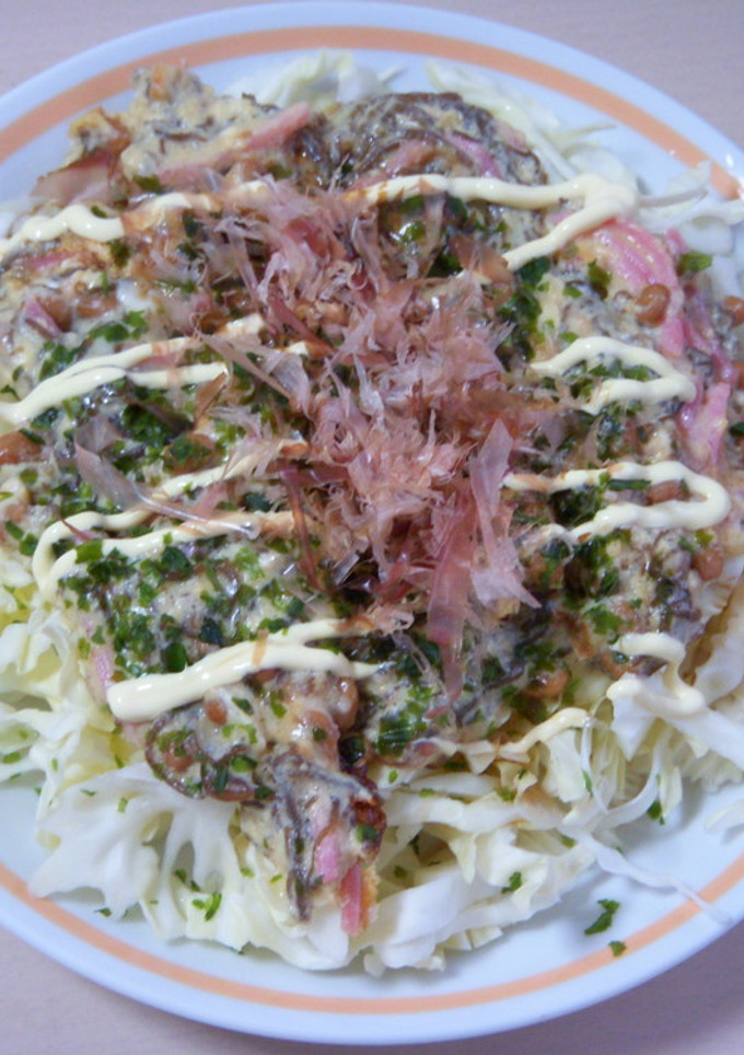 もずく納豆のふわとろ焼き☆-レシピのメイン写真