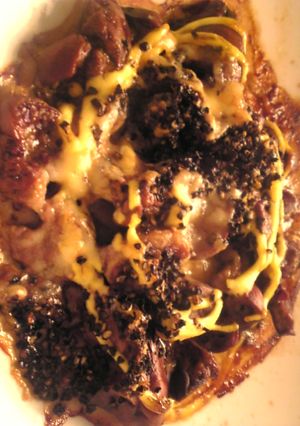 鶏レバーのマヨネーズチーズ焼き-レシピのメイン写真