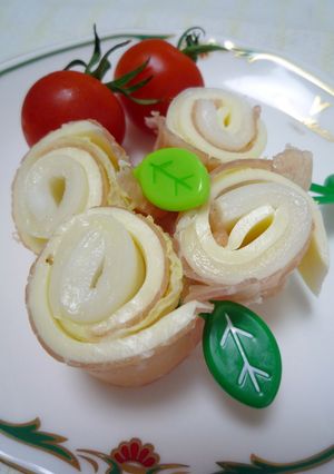 生ハム×チーズ×白菜ロール-レシピのメイン写真