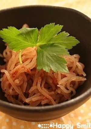 常備菜に♪こんにゃくの梅おかかきんぴら-レシピのメイン写真