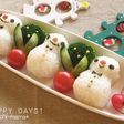 簡単★雪だるまのおにぎり(キャラ弁)