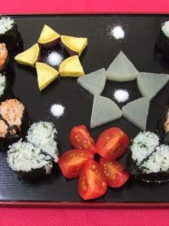お寿司 de クリスマスリース-レシピのメイン写真