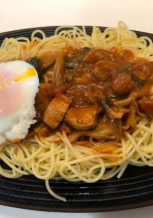 鉄板スパゲッティ・ハヤシソース-レシピのメイン写真