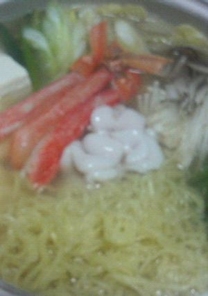 ＊「中華三昧」～海鮮蟹しゃぶラーメン鍋＊-レシピのメイン写真