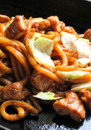 【 焼きうどん 〗-レシピのメイン写真