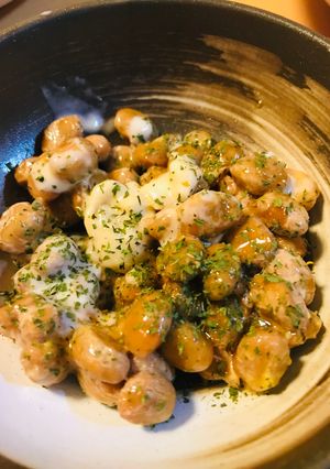 毎日の納豆●チーズソースかけ-レシピのメイン写真
