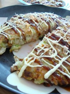 そうめん入りのお好み焼き-レシピのメイン写真