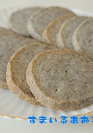 米粉入り黒ごまクッキー♪-レシピのメイン写真