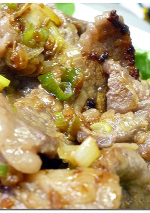牛肉の ♪葱ﾅﾝﾌﾟﾗｰたれ ♪焼き-レシピのメイン写真