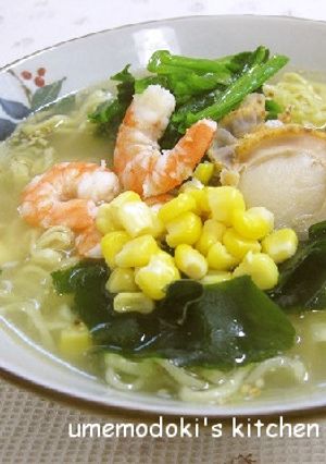 ✿海の幸、山の幸の彩りラーメン-レシピのメイン写真