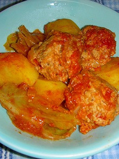 おから肉団子のワイン・トマトスープ煮-レシピのメイン写真