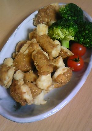 むね肉のジューシーごま香揚げ-レシピのメイン写真