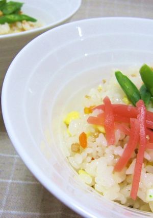 【らっきょう酢で】鶏のそぼろ寿司-レシピのメイン写真