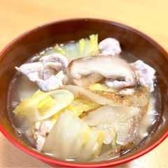 รูปของ 15分で♪冬野菜と豚肉の温か生姜スープ