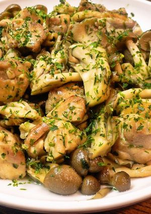 パパッと味付け♪鶏ときのこ炒め物-レシピのメイン写真