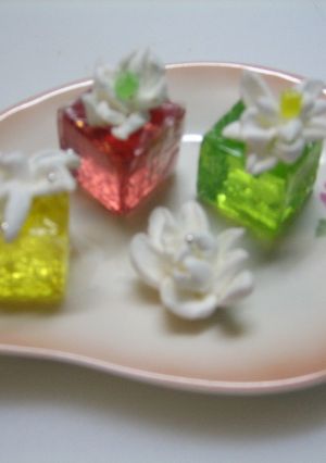 マシュマロ♥お花のプレゼント♥-レシピのメイン写真