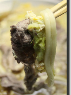 はくさいたっぷり牛すきうどん卵とじ-レシピのメイン写真