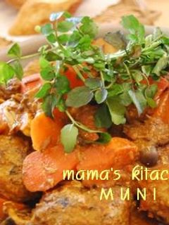 野菜ジュースで煮込みハンバーグ♪-レシピのメイン写真