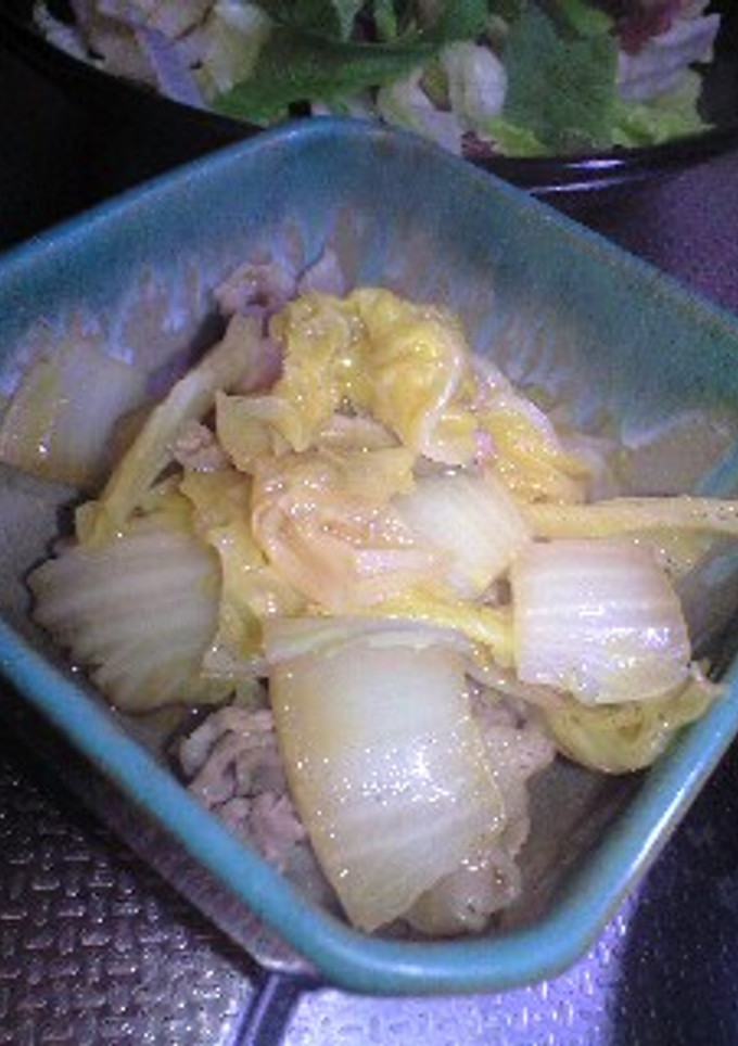 ★めんつゆだけ★簡単白菜と豚肉煮★-レシピのメイン写真