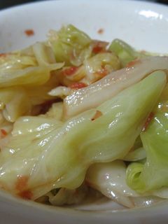 【簡単】キャベツと梅の和え物-レシピのメイン写真