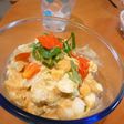 カリフラワーとゆで卵のサラダ*カレー風味