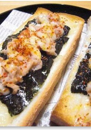 ニコニコ海苔でツナ海苔マヨトースト☆-レシピのメイン写真
