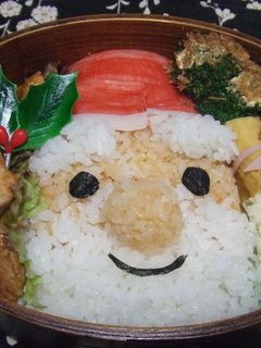 クリスマス☆キャラ弁 サンタ-レシピのメイン写真