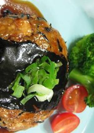豆腐とひじきの磯辺照り焼きハンバーグ-レシピのメイン写真