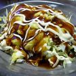 簡単☆お好み焼き風ふわふわ卵のせキャベツ