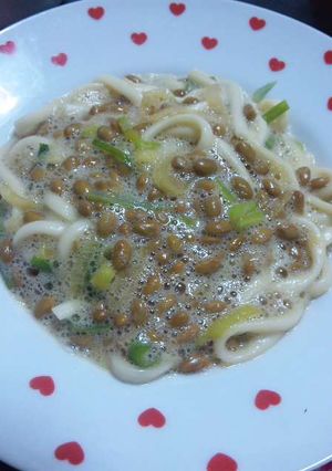 かんたんヘルシー＊とろとろ納豆うどん-レシピのメイン写真