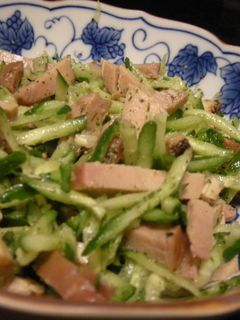 焼豚とキュウリの和え物-レシピのメイン写真
