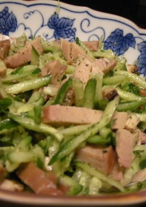 焼豚とキュウリの和え物-レシピのメイン写真