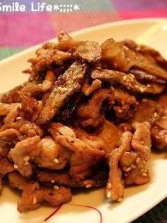 豚肉とサクサクごぼうの甘酢炒め-レシピのメイン写真