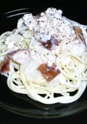 フライパン1つでヘルシー♪クリームパスタ-レシピのメイン写真