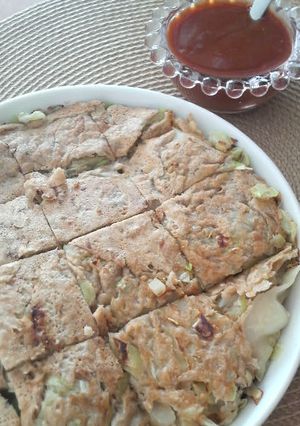 もっちもち〜そば粉のキャベツ焼き-レシピのメイン写真