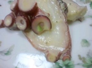 にんにく風味　さしみ用タコ　つまみ-レシピのメイン写真