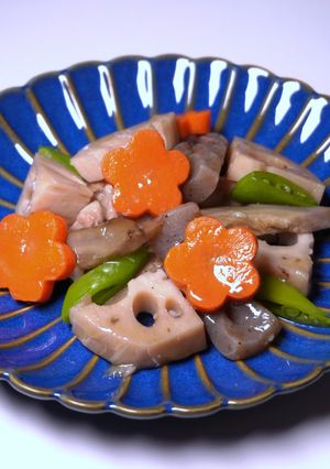 レンチン煮しめ-レシピのメイン写真