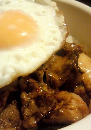 ブタキムチーズ丼-レシピのメイン写真